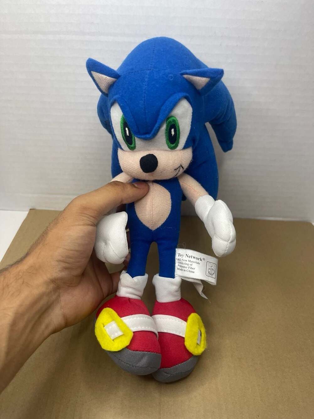 Toy Network Sonic the Hedgehog Plush Sega Stuffed Toy